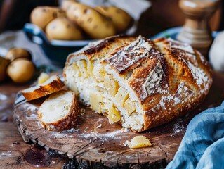 Potato Bread with Potato Chunks - 764710189