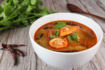 Creamy Shrimp Tom Yum, Tom Yum Goong, Thai Food