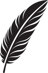 Vector Feather Logo Graphic Design Minimalism Elevated Minimalist Feather Icon Vector Logo Sophistication