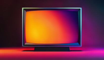 Abstract background with classic vintage tv retro style old television - obrazy, fototapety, plakaty
