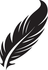 Obraz premium Vector Feather Design Crafting Minimalist Logo Magic Simplistic Feather Icon Vector Logo Brilliance Unveiled