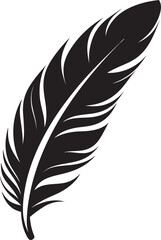 Obraz premium Feather Symbol Graphic Vector Logo Design Elegance Modern Feather Vector Symbolizing Minimalist Logo Mastery
