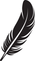 Fototapeta premium Clean Feather Symbol Symbolizing Vector Logo Clarity Reeling in Success Vector Logo Design of a Fishermans Big Catch