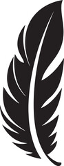 Clean Feather Emblem Elegant Logo Concept Minimalist Feather Graphic Modern Logo Inspiration