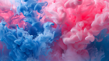 Obraz premium blue and pink liquid wallpaper, multi color liquid abstract background
