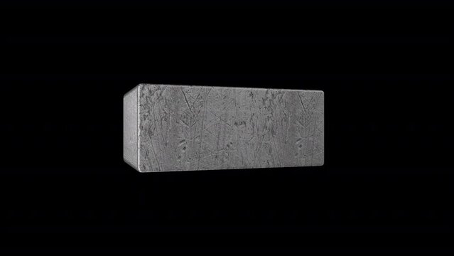 Silver Bars, Silver Bars Rotates Looped, Animation of Silver Bars Pack
