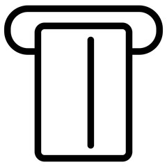 receipt icon, simple vector design