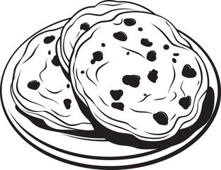 Cookie Carnival Vector Graphics of Festive Treats Crunchy Cravings Vector Logo Featuring Crunchy Cookies