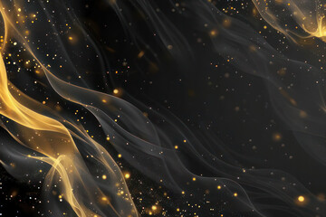 Background texture background is gold with black. AI generated