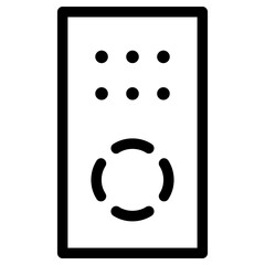 remote icon, simple vector design