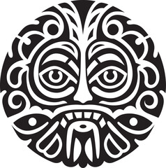 Borneo Beauty Vector Graphics Depicting Authentic Dayak Art Indigenous Impressions Dayak Pattern Vector Icon Reflecting Heritage