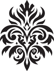 Indigenous Impressions Dayak Pattern Vector Design for Ethnic Diversity Borneo Beauty Vector Icon Showcasing Vibrant Dayak Pattern