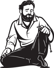 Booze Bliss Vector Design with Drunken Man Blissfully Engaging with His Alcohol Bottle Icon Inebriated Intimacy Vector Graphics of a Man Finding Intimacy with His Liquor Bottle