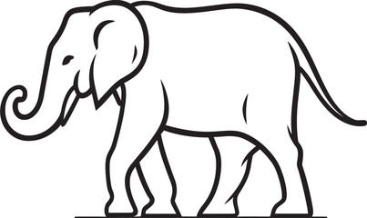 Elephant Aura Vector Design Capturing Aura and Majesty of Elephants Gentle Giant Vector Graphics Celebrating Gentleness and Strength of Elephants