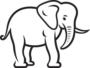 Ivory Insight Vector Design Offering Insight into Importance of Elephant Ivory Elephant Evolution Vector Graphics Depicting Evolutionary Journey of Elephants