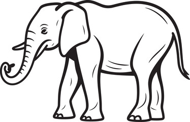Elephant Aura Vector Graphics Reflecting Aura and Majesty of Elephants Gentle Giant Vector Logo Celebrating Gentleness and Strength of Elephants
