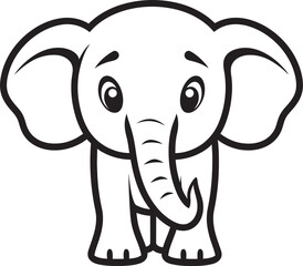 Ethereal Essence Vector Design Exhibiting the Ethereal Essence of Elephants Enigmatic Elegance Vector Graphics Capturing the Enigmatic Elegance of Elephants