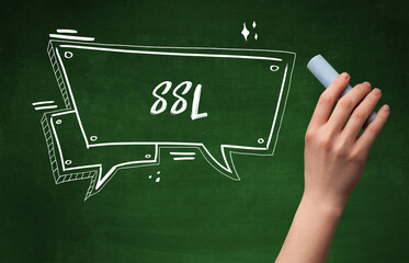 Hand drawing abbreviation concept