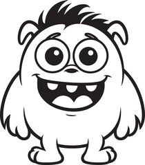 Affectionate Antics Cute Monster Vector Graphics and Icon Collection Playful Pals Emotional Cartoon Monster Vector Logo and Design Showcase