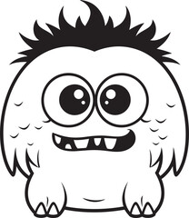 Joyful Jesters Cute Monster Vector Graphics and Icon Compilation Delightful Discoveries Emotional Cartoon Monster Vector Logo and Design Showcase