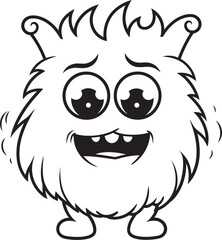Tender Treasures Cute Monster Vector Graphics and Icon Compilation Gleeful Gestures Emotional Cartoon Monster Vector Logo and Design Showcase