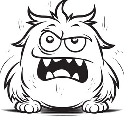 Emotional Creature Creations Vector Logo and Design Assortment Playful Monster Parade Vector Designs for Adorable Creatures