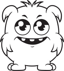 Heartwarming Monster Haven Vector Graphics for Cute Cartoon Monsters Peculiar Monster Parade Vector Logo and Graphics Showcase