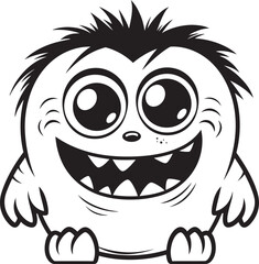 Cuddly Creature Carnival Vector Designs for Adorable Creatures Colorful Monster Crew Vector Logo and Graphics Compilation