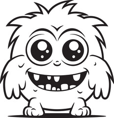 Serene Monster Sanctuary Vector Logo and Graphics Collection Tender Monster Tales Vector Designs Sharing Cute Cartoon Monsters Stories