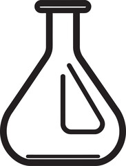 Flask Frenzy Erlenmeyer Flask Vector Logo and Icon Showcase Scientific Styles Erlenmeyer Bottle Vector Design and Icon Ensemble