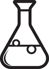 Scientific Styles Erlenmeyer Flask Vector Logo and Graphics Assortment Captivating Chemistry Erlenmeyer Bottle Vector Icon Compilation