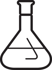 Flask Frenzy Erlenmeyer Bottle Vector Design and Icon Assortment Laboratory Luxuries Erlenmeyer Flask Vector Graphics and Logo Compilation