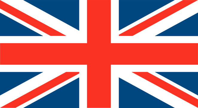 United Kingdom Britain British UK London Country Blue Red White Patriotic Government Nation National Great Union Flag Symbol Illustration Design