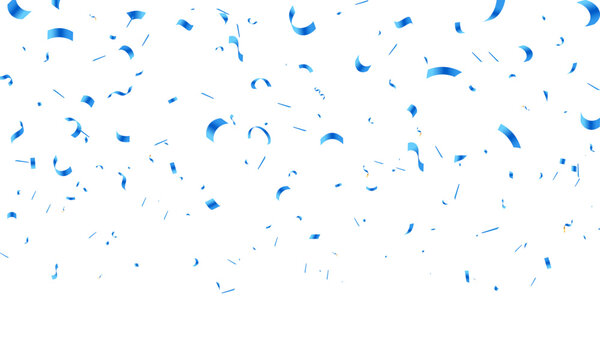 Confetti celebration vector illustration. Luxury greeting card.