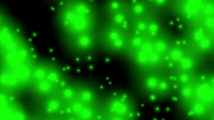 loop green particle