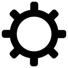 settings icon, simple vector design