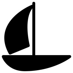 ship icon, simple vector design