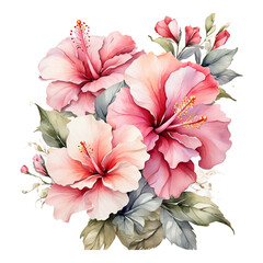 Watercolor Floral Flower Design, Watercolor Flower Arrangements Floral, Watercolor Flower Design, Flower Sublimation Floral Clipart, Clipart, Wedding Decoration