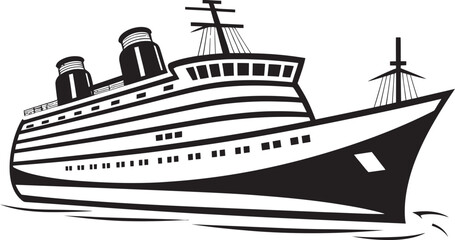 Serenade Skies Musical Artist Ship Iconic Design Harmonic Havens Ship Emblem Reflecting Musical Journey