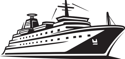 Harmonic Helm Ship Vector Logo for Musician Artists Songwave Seafaring Musician Ship Design