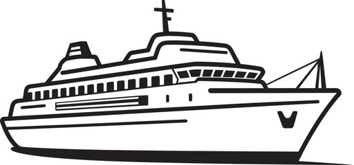 Fototapeta premium Songwave Sails Ship Logo with Musical Artist Touch Melody Mariner Musical Ship Vector Design for Artists