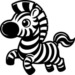 Zigzag Zebra Cartoon icon 11