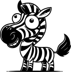 Zany Zebu Cartoon icon