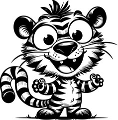 Zany Tiger Cartoon icon 6
