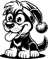 Zany rottweiler Cartoon icon