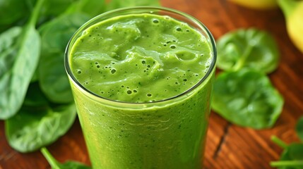 Spinach and whey protein smoothie a green powerhouse for muscle strength and speedy recovery