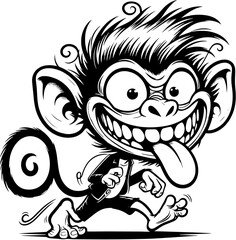 Zany Monkey Cartoon icon 13