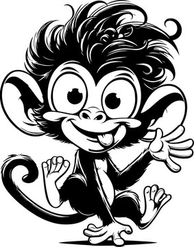 Zany Monkey Cartoon icon 11