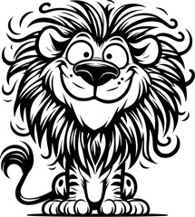 Zany Lion Cartoon icon 13