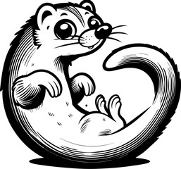 Wobble Weasel Cartoon icon 3